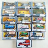 A group of fourteen Corgi Classics lorries and vans including a AEC 508 forward control 5 ton