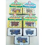 A group of four Corgi Attractions Steam tractor engines - boxed with three Corgi Gold Star