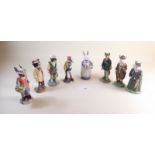 A complete set of eight Beswick figures 'English Country Folk' - 1993 - 99