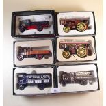 A group of six Corgi steam vehicles including 1922 Foden steam wagon etc - all boxed
