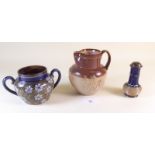 Three Doulton Stoneware items