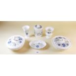 Five items of Wedgwood Clementine bone china