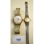 A JW Benson London wrist watch with a ladies Sekonda watch