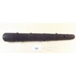 An Irish bog oak cosh/truncheon