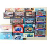 A collection of fifteen Corgi vehicles including promotional examples, golden oldies, fire heroes,