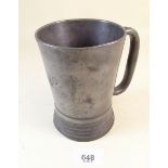 An antique VR 54 pewter tankard