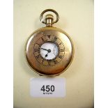 A Dennison gold plated pocket watch