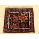 A Iranian wool saddle bag