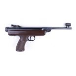 .177 Original Model 5 target air pistol in wooden transport box, with spare .22 barrel (a/f)