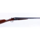 S2 12 bore boxlock ejector by County, 27½ ins barrels, ¼ & ½, game rib, 70mm chambers, action with