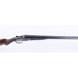 S2 12 bore sidelock non ejector, English, 28 ins sleeved barrels, ic & ½, top rib indistinctly