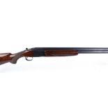 S2 12 bore Winchester Model 99 over and under, ejector, 28 ins barrels, ½ & ic, ventilated