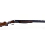 S2 12 bore Lanber over and under, ejector, 27½ ins multi choke ventilated barrels, ¼ ins raised file