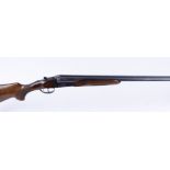 S2 12 bore boxlock non ejector Zabala Model LP71, 29½ ins barrels, full & full, file cut game rib,