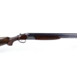 S2 12 bore Sarasketa over and under, ejector, 28 ins multi choke barrels, file cut ventilated rib,