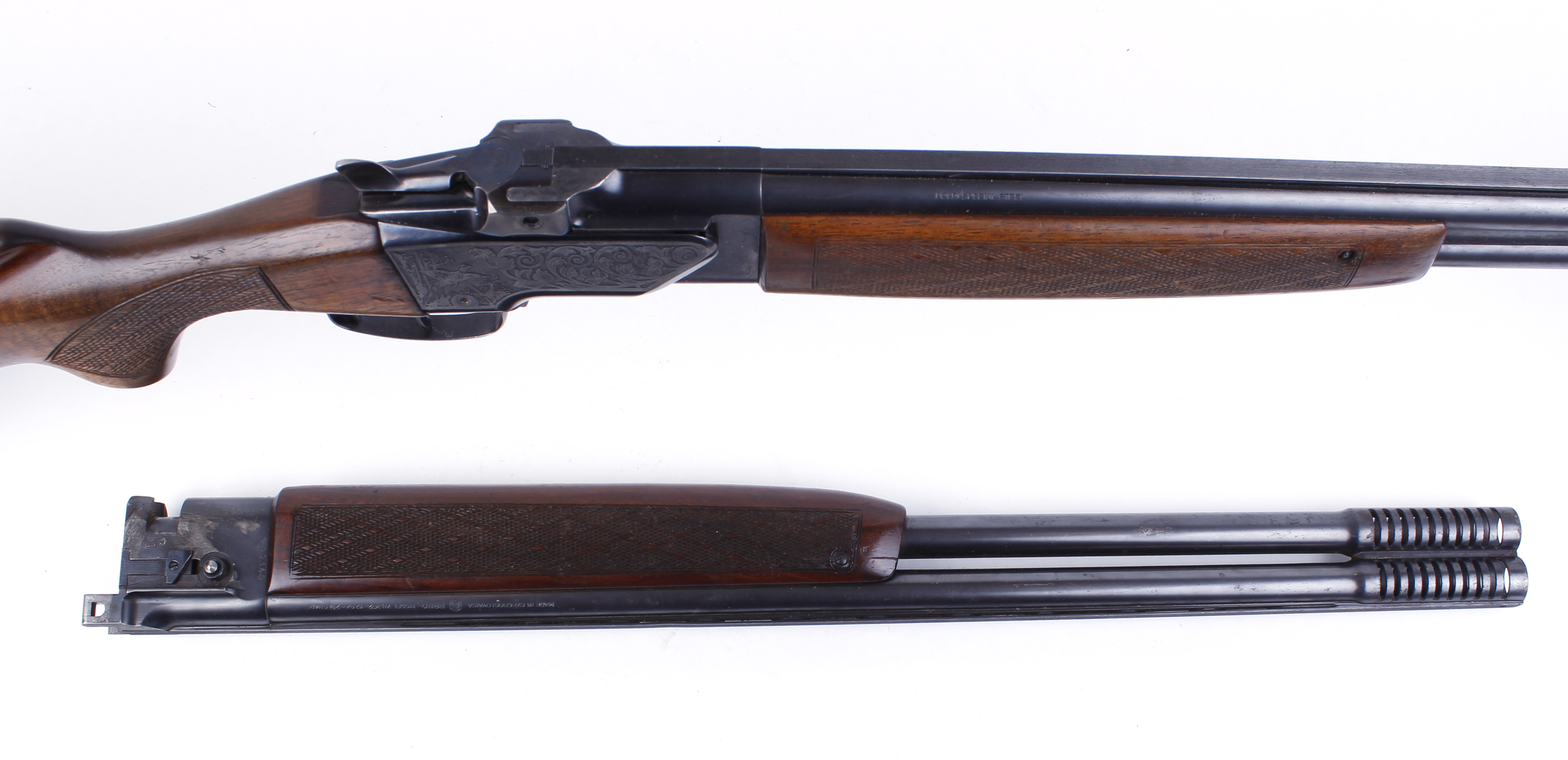 S2 12 bore BRNO Model ZH301 over and under, 27½ ins barrels, full & full, ventilated rib, 2¾ ins - Image 2 of 2