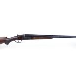 S2 12 bore boxlock non ejector by Zabala, 29½ ins barrels, ic & ½, game rib, 76mm chambers, engraved