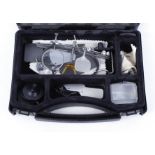 Knobloch target shooting glasses with accessories, in hard plastic case