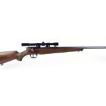 S1 .22 Krico Model 300 bolt action rifle c.1955, 23¾ ins barrel threaded for moderator, 5 shot
