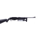.177 Crosman Model 1077 Co2 repeating air rifle, 12 shot rotary ,agazine, black synthetic stock