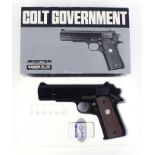 6mm Airsoft Colt Government semi automatic pistol, boxed with instructions