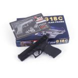 BB KSC G17 Series semi automatic air pistol, boxed as new with instructions