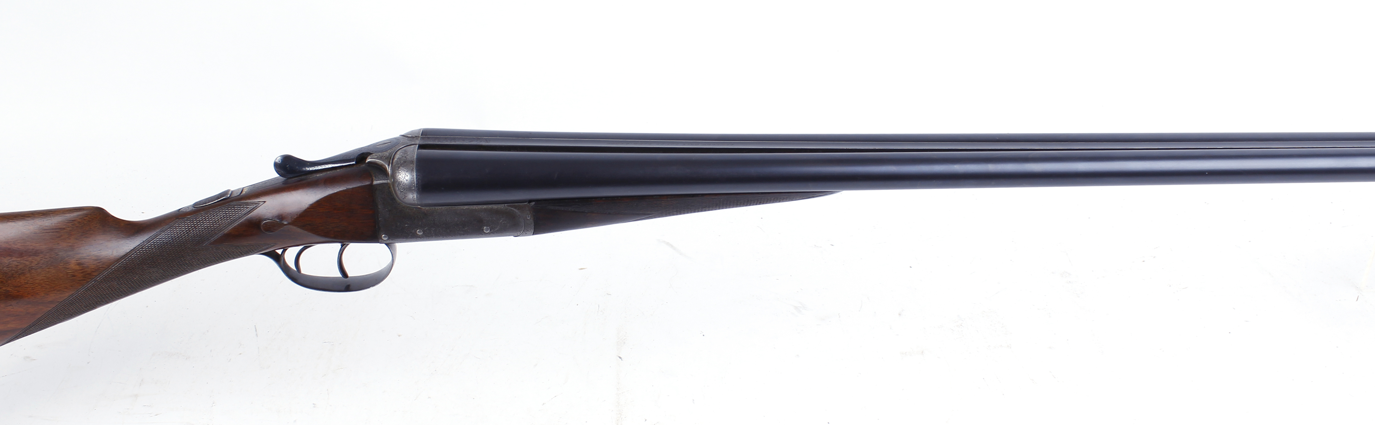 S2 12 bore boxlock ejector by Linsley Brothers, 30 ins barrels (recent re proof), cyl & ¼, the rib - Image 3 of 6