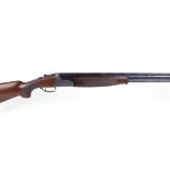 S2 12 bore Lanber over and under, ejector, 27½ ins multi choke ventilated barrels, raised ventilated