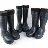 Three pairs Lemigo Wellington Boots, sizes 42, 43 & 44, as new
