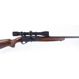 S1 .22 Anschutz Model 525 semi automatic rifle (no magazine), 22½ ins threaded barrel, mounted 3-9 x