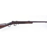 S1 .22 Greener Miniature Club Rifle, 25 ¼ ins barrel, open sights, Martini action stamped W W