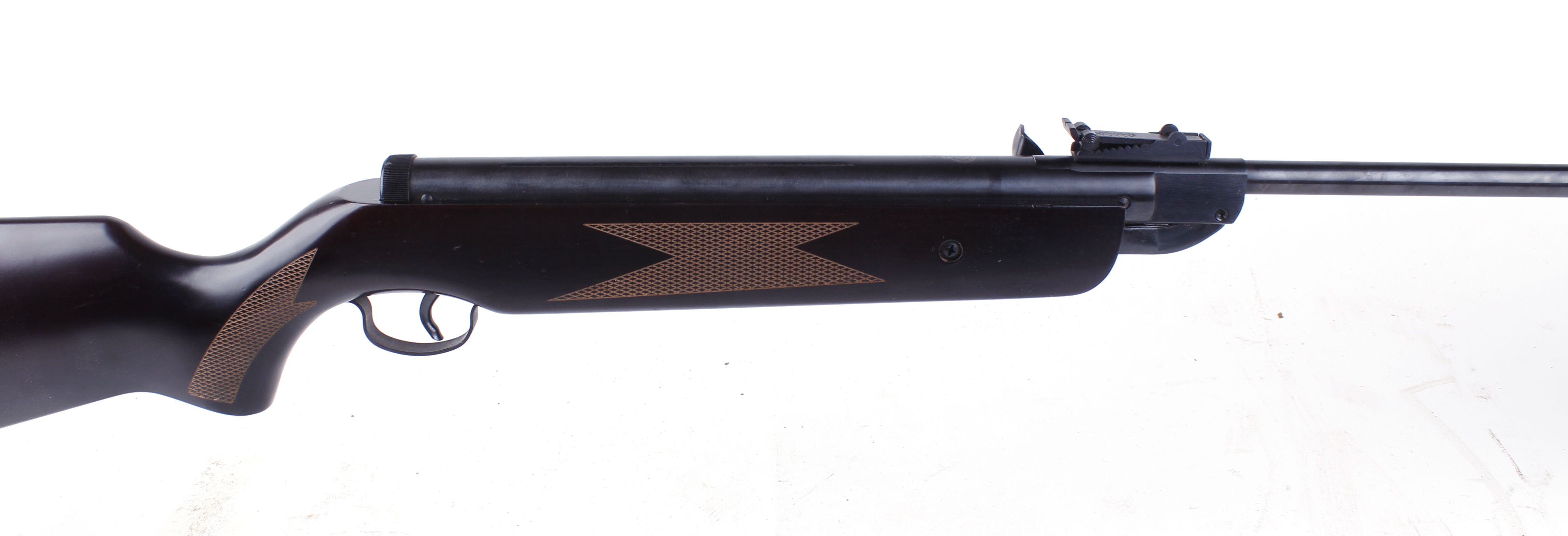 .22 SMK break barrel air rifle, fitted silencer