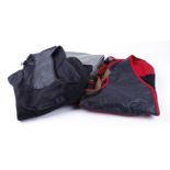 Deerhunter shooting gilet in black and red, size XXXXL; TopGun Clothing Ltd gilet in black, size