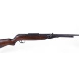 .22 Webley Mk3 underlever air rifle, mounted Parker Hale scope rail, no. 25756