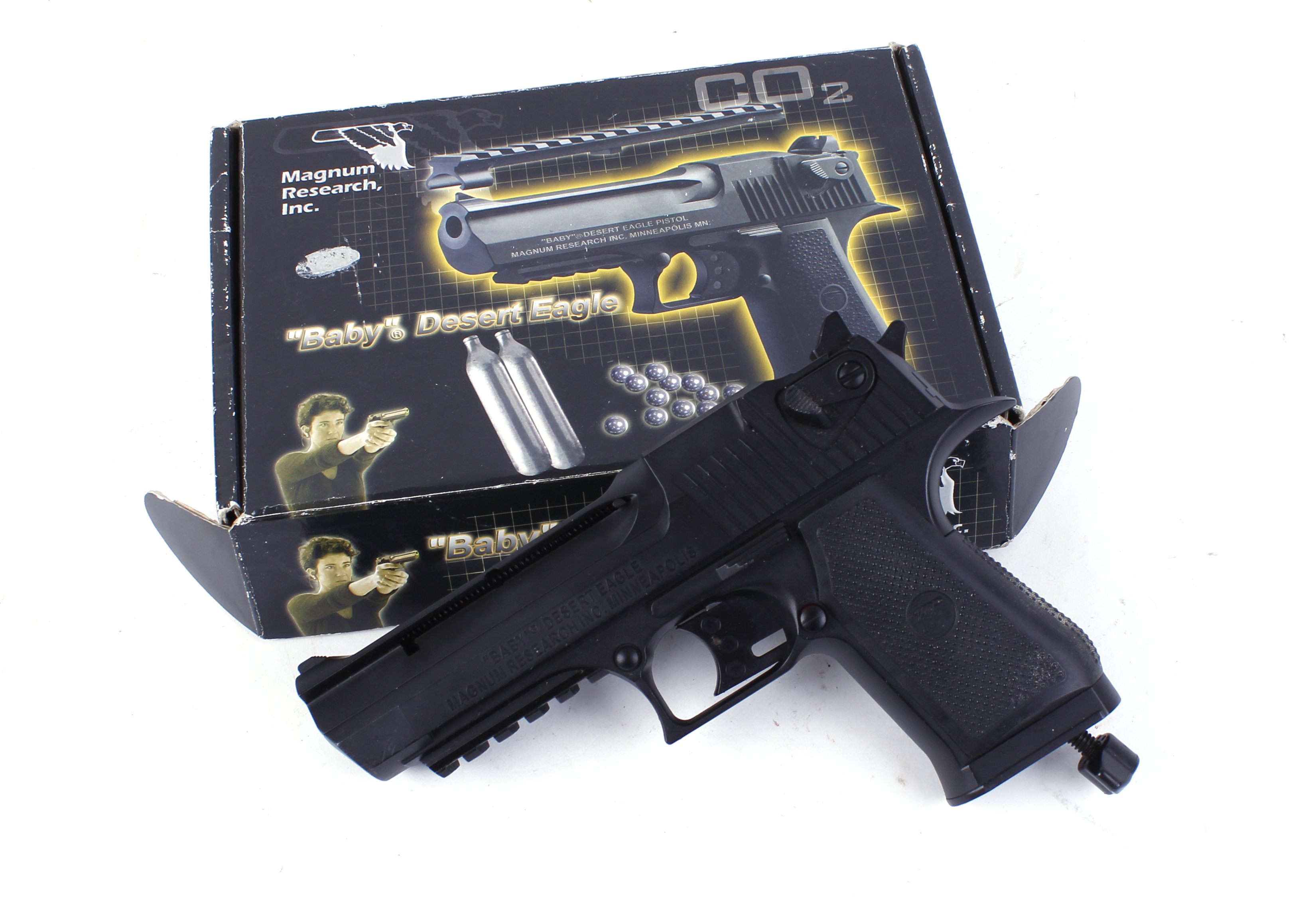 .177 Magnum Research 'Baby' Desert Eagle Co2 air pistol, boxed