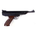 .22 EM-GE break barrel air pistol (a/f), brown plastic grips, barrel cocking aid, no. 54377