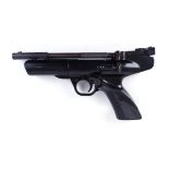 .177 Webley Hurricane air pistol, open sights, no. nvn