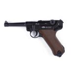 .177 Gletcher P08 Co2 repeating air pistol, boxed as new with instructions, no. 22P8B2471