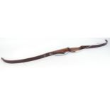 5ft Petron wood laminate recurve bow with sliding sight and slip