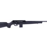 S1 .17 (HMR) ISSC SPA straight pull rifle, 20 ins threaded barrel, 10 shot magazine, scope rail,