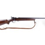 S1 .22 Winchester Model 69A bolt action rifle, 25 ins threaded barrel, open sights, 5 shot magazine,