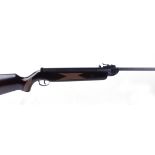 .22 SMK break barrel air rifle, fitted silencer, open sights