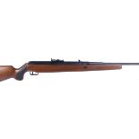 .22 Original Model 50 underlever air rifle, tunnel foresight, ramp rear sight, pistol grip stock