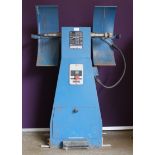 Denford TDS9 3 phase pedestal double ended polishing machine (1hp), quick change 'pigtail' end