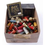 50 x 12 bore Eley Black Panther 28.5gr cartridges; quantity of mixed 12 bore paper cased