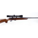 S1 .22 BSA Sportsman Five bolt action rifle, 22 ins screw cut barrel (moderator available), 5 shot