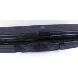Two foam lined hard plastic rifle cases
