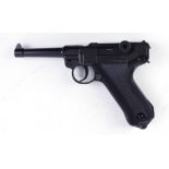 .177 Parabellum-Pistole P.08 (Umarex) Co2 repeating air pistol, boxed as new with instructions,