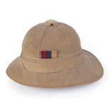 WWII RAMC tropical (pith) helmet