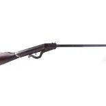 .177 Gem, break barrel air rifle with two stage barrel, wood stock, steel butt plate